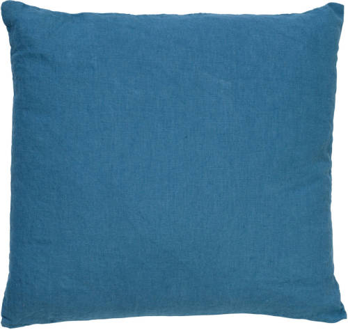 Dutch Decor Linn - Sierkussen Linnen Provincial Blue 45x45 Cm