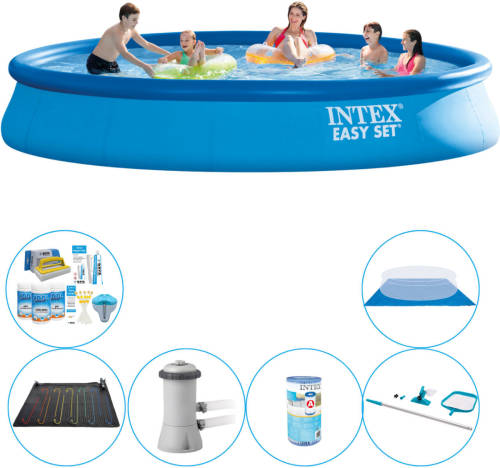 Zwembad Set - 7-delig - Intex Easy Set Rond 457x84 Cm