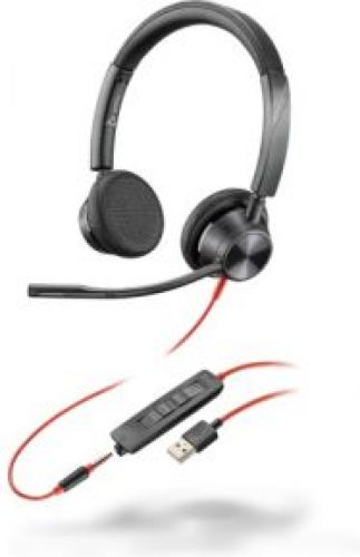 Poly Blackwire 3325 Headset Hoofdband Zwart