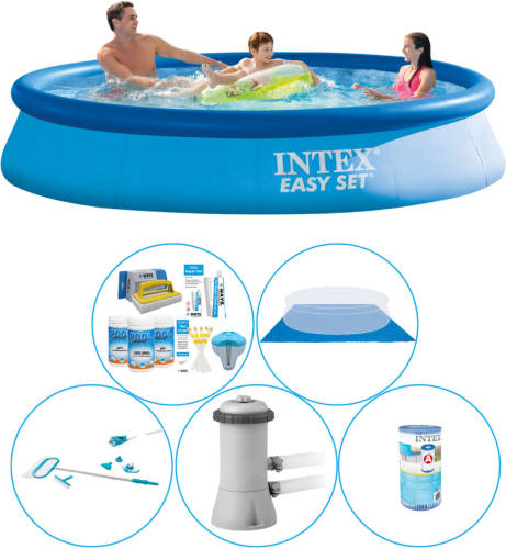 Intex Easy Set Rond 366x76 Cm - 6-delig - Zwembad Met Accessoires