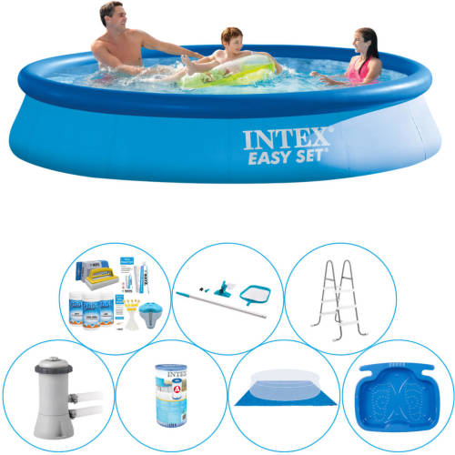 Intex Easy Set Rond 366x76 Cm - 8-delig - Zwembad Bundel