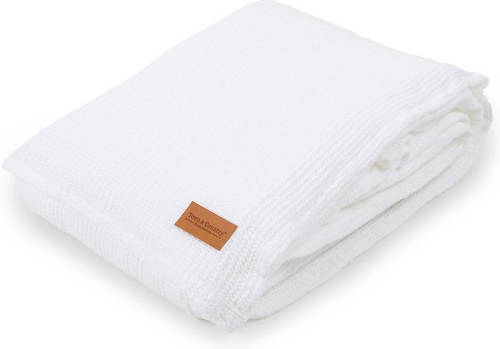 Town & Country Bedsprei Dexter Dobby Sparkle White 1 Persoons Bedsprei 180 X 260 Cm