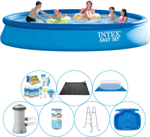 Zwembad Bundel - 8-delig - Intex Easy Set Rond 457x84 Cm