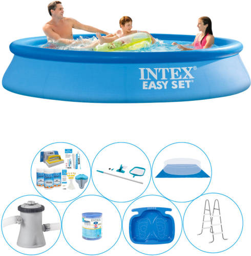 Intex Easy Set Rond 305x61 Cm - 8-delig - Zwembad Bundel