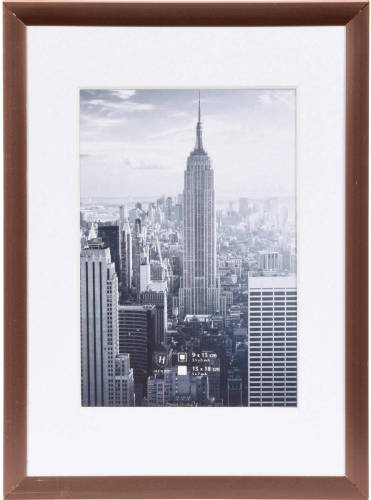 Henzo Fotolijst - Manhattan - Fotomaat 13x18 Cm - Brons