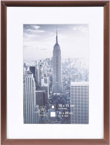 Henzo Fotolijst - Manhattan - Fotomaat 15x20 Cm - Brons