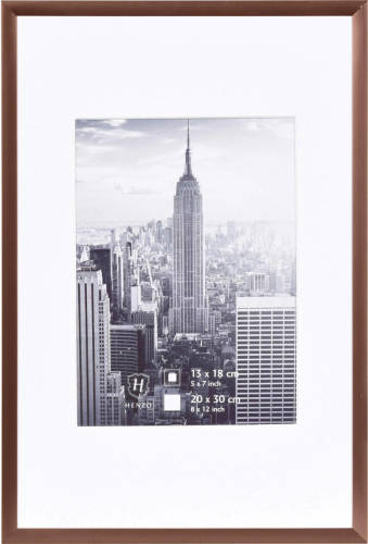 Henzo Fotolijst - Manhattan - Fotomaat 20x30 Cm - Brons
