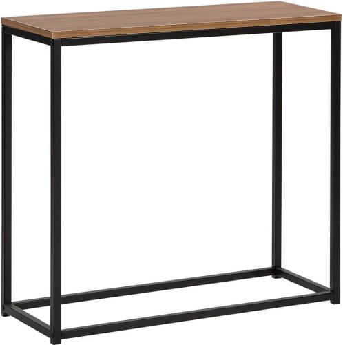 Beliani Delano - Kaptafel-donkere Houtkleur-mdf