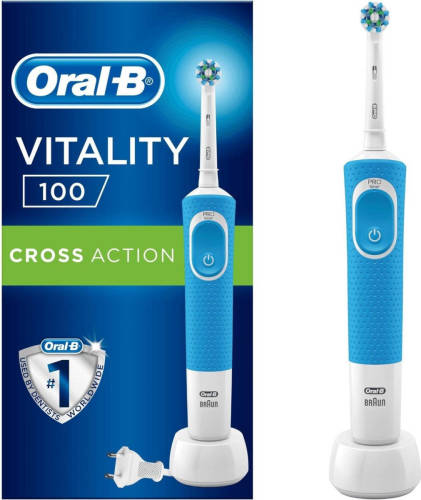 Oral-b Vitality 100 Crossaction - Elektrische Tandenborstel Powered By Braun - Blauw