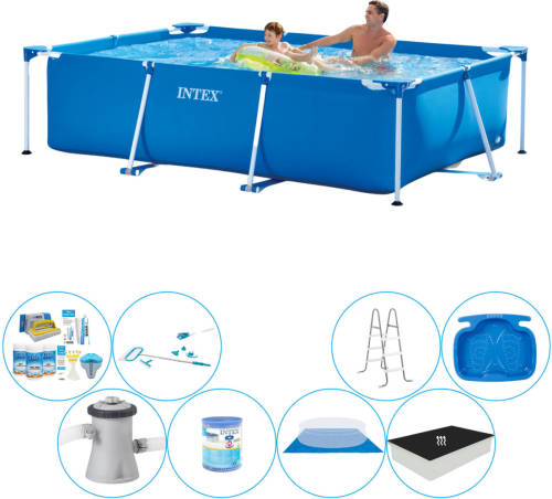 Intex Frame Pool Rechthoekig 260x160x65 Cm - Deluxe Zwembad Deal