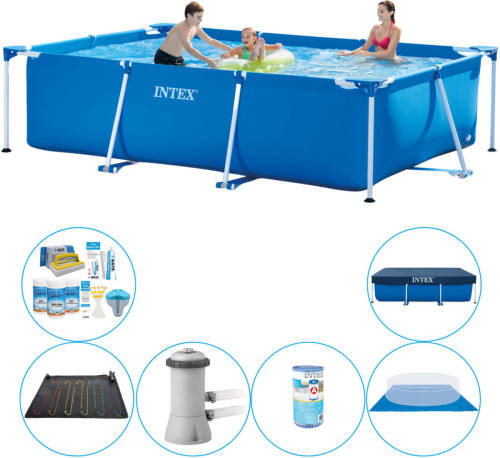 Intex Frame Pool Rechthoekig 300x200x75 Cm - Zwembad Plus Accessoires