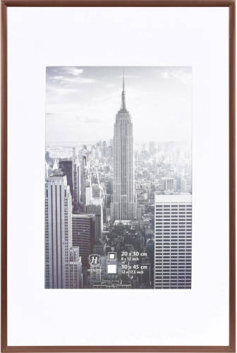 Henzo Fotolijst - Manhattan - Fotomaat 30x45 Cm - Brons