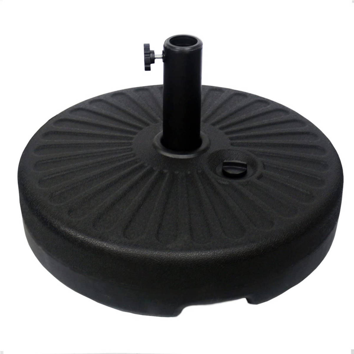 4gardenz ® Universele Vulbare Parasolvoet 23kg - 51cm Doorsnede - Zwart