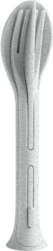 Koziol Bestekset Klikk Pocket 17 Cm Thermoplast Grijs 3-delig