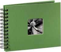 Hama Fine Art spiraal groen 24x17 50 zwarte paginas 94880