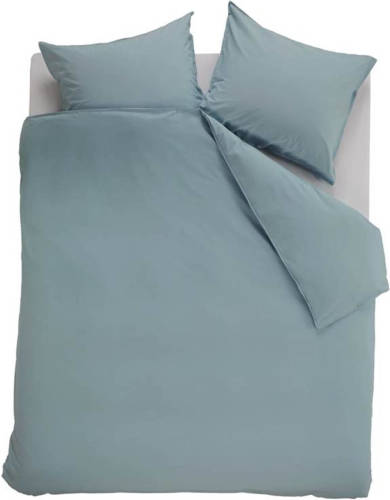 Ambiante Cotton Uni Dekbedovertrek - Lits-jumeaux (260x200/220 Cm + 2 Slopen) - Katoen - Blue