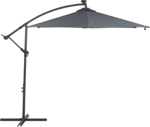 Beliani Corval - Parasol-grijs-polyester