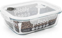 Pebbly Vershoudbak 25 X 20 Cm 2250 Ml Siliconen Transparant