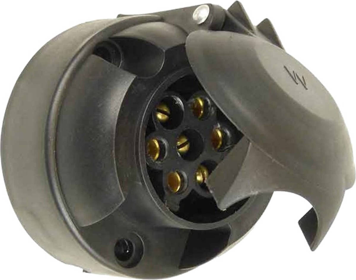 Carpoint Stekkerdoos 7-polig 7 Cm Zwart