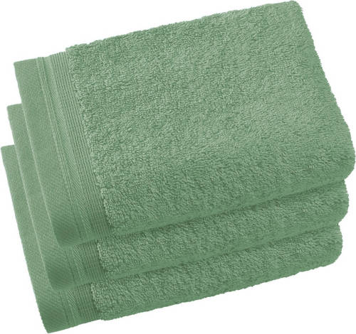 De Witte Lietaer Gastendoekje Contessa 40 X 60 Cm Seagreen 3 Stuks