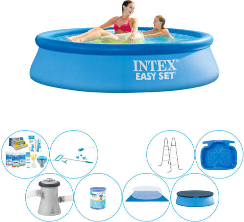 Intex Easy Set Rond 244x61 Cm - Alles In 1 Zwembad Pakket