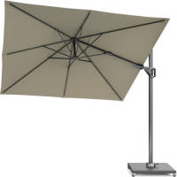 Platinum Voyager Vierkante Zweefparasol T2 2,7x2,7 M. - Taupe