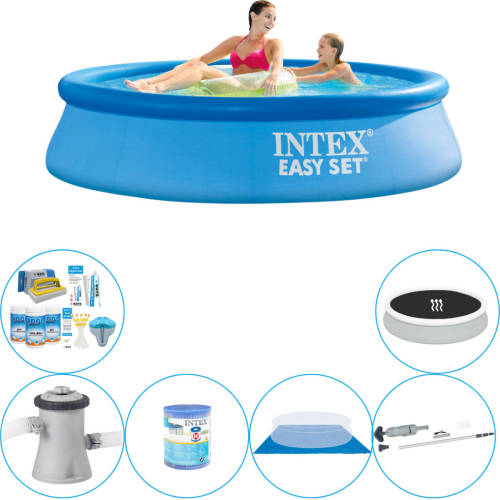 Intex Easy Set Rond 244x61 Cm - Zwembad Combinatie Pakket