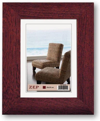 ZEP - Houten Fotolijst Thabor Rood/bruin Voor Foto Formaat 15x20 - M4583bu