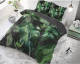 DreamHouse Bedding Wild Plants - Green Lits-jumeaux (240 x 220 cm + 2 kussenslopen) Dekbedovertrek