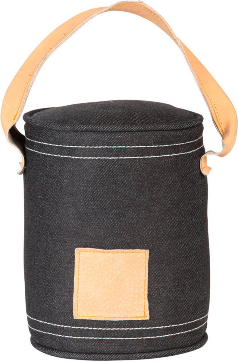 Esschert Design Deurstopper 13 X 17,2 Cm Denim Zwart/lichtbruin