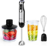 Aigostar Buckle 30igs - Staafmixer Set 1000 Watt - Rvs